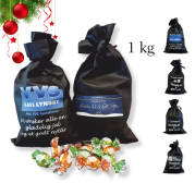 01. Julesæk med crunchy chokokugler 1 kg.