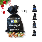 02. Julesæk med crunchy chokokugler 2 kg.
